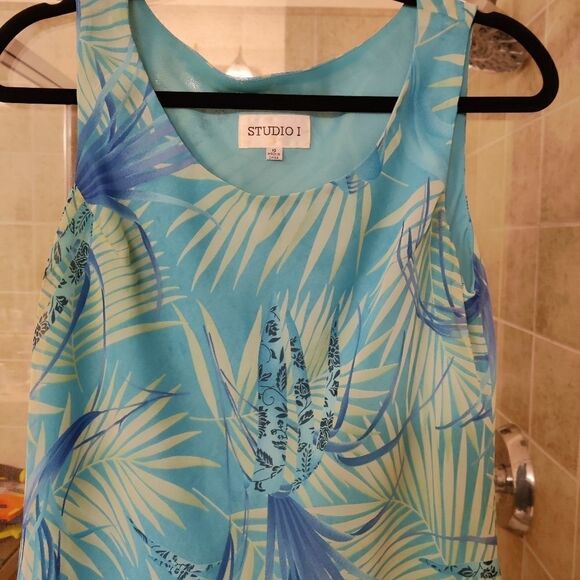 STUDIO I. dress size 10 floral - Picture 2 of 5